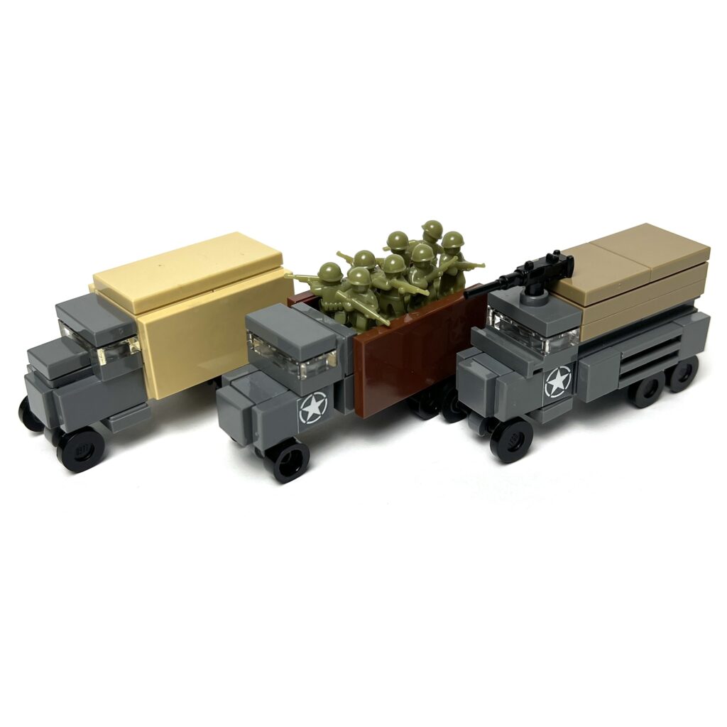 Three variants of the CCKW Truck