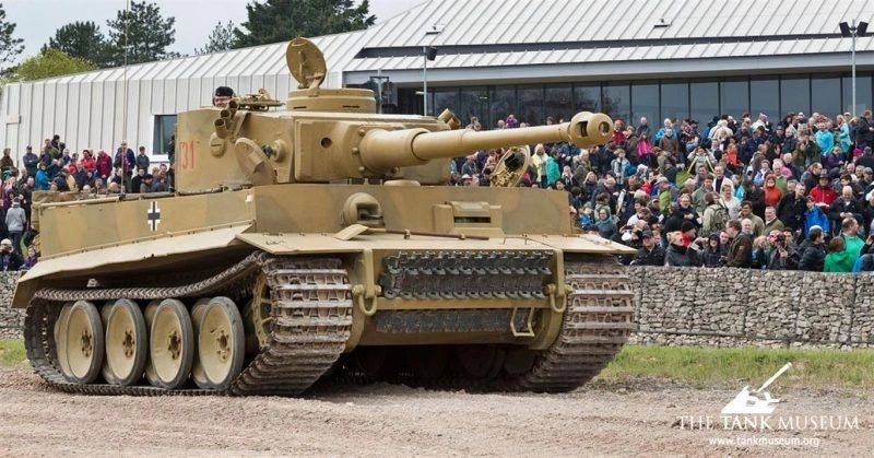 The actual Tiger 131 used in the film Fury