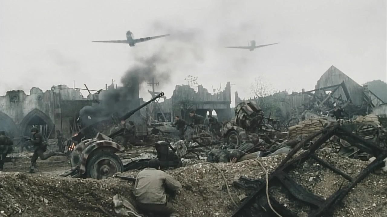 P-51's save the day in Saving Private Ryan